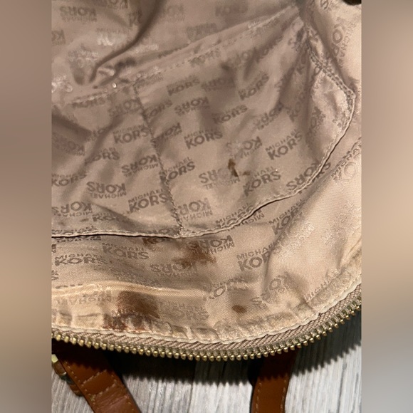 Michael Kors USED brown barrel bag - Picture 5 of 6
